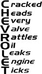 cheverolet decal