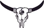 cow skull2 decal