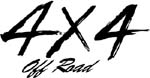 4x4 off road sticker
