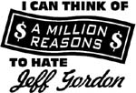million reasons not to like jeff gordon
