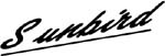 sunbird sticker