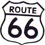 route 66 sticker