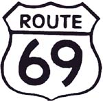 route 69 vinyl decal