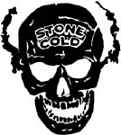stone cold skull sticker