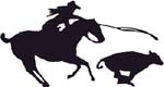 lady rodeo rider sticker