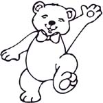 teddy bear sticker