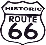 route 66 vinyl sticker