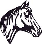 horse head vinyl decal