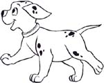 dalmation puppy sticker