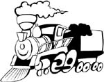 choo choo vinyl decal