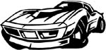 corvette vinyl sticker