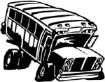 hot rod bus decal
