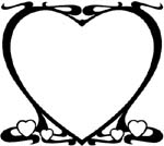heart vinyl sticker