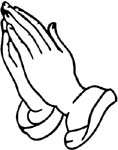 prayin hands vinyl decal