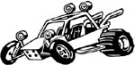 dune buggy vinyl decal