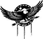 indian eagle vinyl lettering decal