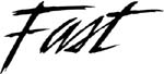 fast vinyl decal