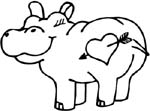 pig vinyl decal