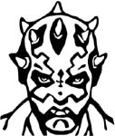 dark mahl star wars vinyl decal