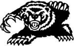 clawing bear vinyl decal