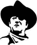 john wayne vinyl decal