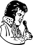 elvis presley vinyl decals
