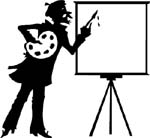 artist vinyl decal