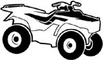 4 wheeler vinyl decal
