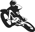dirtbike vinyl decal