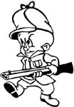 elmer fudd vinyl decal