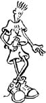 cartoon guy decal