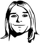 kirk cobain vinyl decal