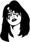 kiss vinyl decal