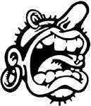 peirced guy vinyl decal