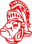 cartoon trojan man decal