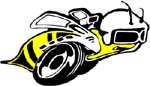 racing bee vinyl decal