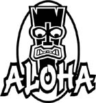 aloha vinyl decal