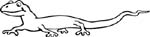 lizard vinyl decal