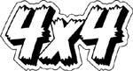 4x4 vinyl lettering decal