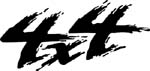4x4 vinyl decal