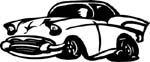 57 chevy vinyl decal