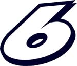number 6 decal