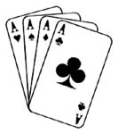 4 aces vinyl decal