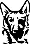 shepard dog decal