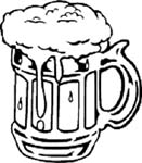 beer mug vinyl decal