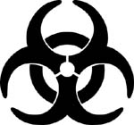 hazardous waste vinyl decal