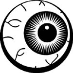 big eyeball vinyl stickers