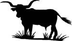 bull graphic decal