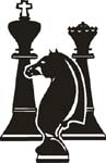 chess pieces graphic vinyl decals