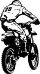 motorcycle racer vinyl decals
